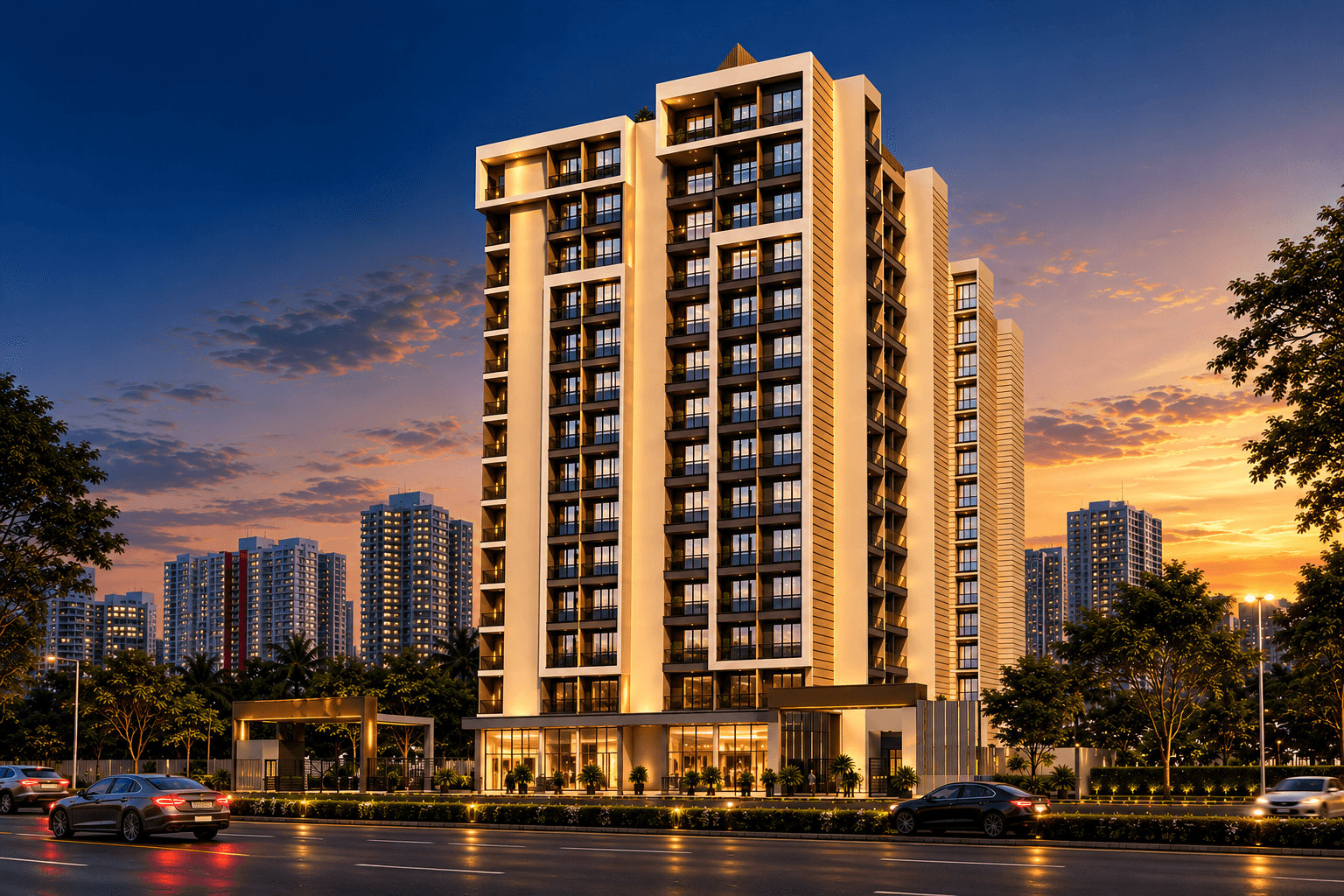Royale Tower Facade